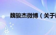 魏骏杰微博（关于魏骏杰微博的介绍）