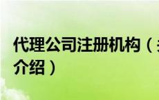 代理公司注册机构（关于代理公司注册机构的介绍）