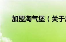 加盟淘气堡（关于加盟淘气堡的介绍）