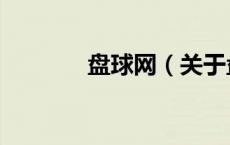 盘球网（关于盘球网的介绍）