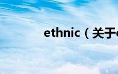 ethnic（关于ethnic的介绍）