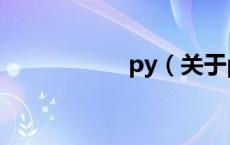 py（关于py的介绍）