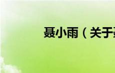 聂小雨（关于聂小雨的介绍）