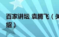 百家讲坛 袁腾飞（关于百家讲坛 袁腾飞的介绍）