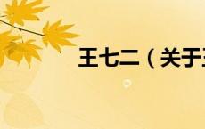 王七二（关于王七二的介绍）
