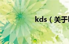 kds（关于kds的介绍）