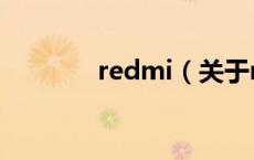 redmi（关于redmi的介绍）