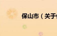 保山市（关于保山市的介绍）