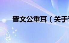 晋文公重耳（关于晋文公重耳的介绍）