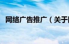 网络广告推广（关于网络广告推广的介绍）
