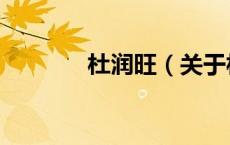 杜润旺（关于杜润旺的介绍）