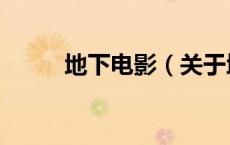 地下电影（关于地下电影的介绍）