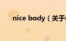 nice body（关于nice body的介绍）