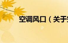 空调风口（关于空调风口的介绍）