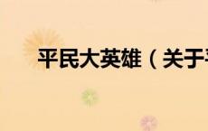 平民大英雄（关于平民大英雄的介绍）