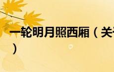 一轮明月照西厢（关于一轮明月照西厢的介绍）