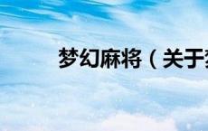 梦幻麻将（关于梦幻麻将的介绍）