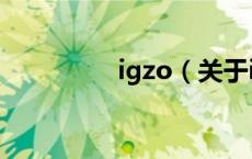 igzo（关于igzo的介绍）