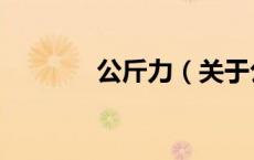 公斤力（关于公斤力的介绍）