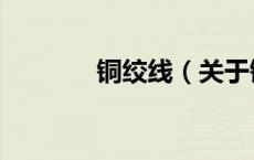 铜绞线（关于铜绞线的介绍）