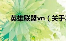 英雄联盟vn（关于英雄联盟vn的介绍）