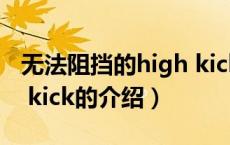 无法阻挡的high kick（关于无法阻挡的high kick的介绍）
