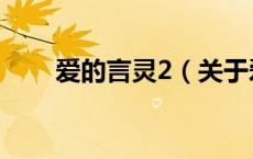 爱的言灵2（关于爱的言灵2的介绍）