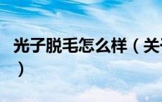 光子脱毛怎么样（关于光子脱毛怎么样的介绍）