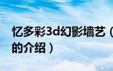 忆多彩3d幻影墙艺（关于忆多彩3d幻影墙艺的介绍）