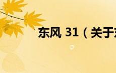 东风 31（关于东风 31的介绍）
