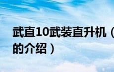 武直10武装直升机（关于武直10武装直升机的介绍）