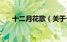 十二月花歌（关于十二月花歌的介绍）