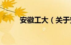 安徽工大（关于安徽工大的介绍）