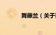 舞藤兰（关于舞藤兰的介绍）