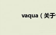 vaqua（关于vaqua的介绍）