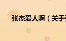 张杰爱人啊（关于张杰爱人啊的介绍）