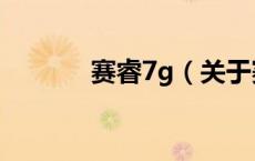 赛睿7g（关于赛睿7g的介绍）
