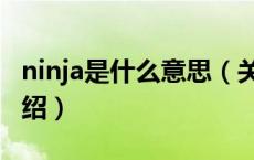 ninja是什么意思（关于ninja是什么意思的介绍）