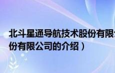 北斗星通导航技术股份有限公司（关于北斗星通导航技术股份有限公司的介绍）
