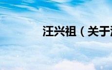汪兴祖（关于汪兴祖的介绍）
