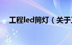 工程led筒灯（关于工程led筒灯的介绍）