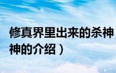 修真界里出来的杀神（关于修真界里出来的杀神的介绍）