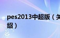 pes2013中超版（关于pes2013中超版的介绍）