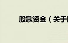 股歌资金（关于股歌资金的介绍）