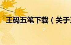 王码五笔下载（关于王码五笔下载的介绍）