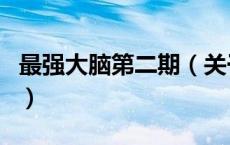 最强大脑第二期（关于最强大脑第二期的介绍）