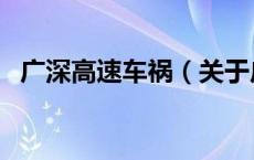 广深高速车祸（关于广深高速车祸的介绍）