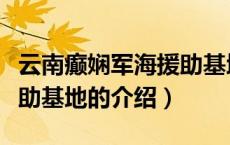 云南癫娴军海援助基地（关于云南癫娴军海援助基地的介绍）