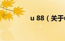 u 88（关于u 88的介绍）