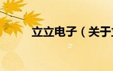 立立电子（关于立立电子的介绍）